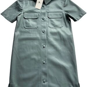 7 For All Mankind Light Blue Shirt Dress